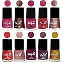 Nail Paint | Glossy &amp; Shine Nail Polish Combo| 6 ml Each) - Set of 10 Multicolor,05101