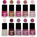 Nail Paint | Glossy &amp; Shine Nail Polish Combo| 6 ml Each) - Set of 10 Multicolor,05619