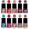 Nail Paint | Glossy &amp; Shine Nail Polish Combo| 6 ml Each) - Set of 10 Multicolor,05235