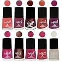 Nail Paint | Glossy &amp; Shine Nail Polish Combo| 6 ml Each) - Set of 10 Multicolor,04859