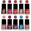 Nail Paint | Glossy &amp; Shine Nail Polish Combo| 6 ml Each) - Set of 10 Multicolor,05118