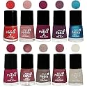 Nail Paint | Glossy &amp; Shine Nail Polish Combo| 6 ml Each) - Set of 10 Multicolor,05274