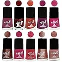 Nail Paint | Glossy &amp; Shine Nail Polish Combo| 6 ml Each) - Set of 10 Multicolor,04903