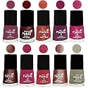 Nail Paint | Glossy &amp; Shine Nail Polish Combo| 6 ml Each) - Set of 10 Multicolor,04910