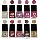 Nail Paint | Glossy &amp; Shine Nail Polish Combo| 6 ml Each) - Set of 10 Multicolor,05756