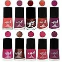Nail Paint | Glossy &amp; Shine Nail Polish Combo| 6 ml Each) - Set of 10 Multicolor,04876