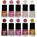 Nail Paint | Glossy &amp; Shine Nail Polish Combo| 6 ml Each) - Set of 10 Multicolor,05662