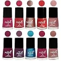 Nail Paint | Glossy &amp; Shine Nail Polish Combo| 6 ml Each) - Set of 10 Multicolor,05158