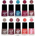 Nail Paint | Glossy &amp; Shine Nail Polish Combo| 6 ml Each) - Set of 10 Multicolor,05370