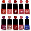 Nail Paint | Glossy &amp; Shine Nail Polish Combo| 6 ml Each) - Set of 10 Multicolor,05434