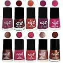 Nail Paint | Glossy &amp; Shine Nail Polish Combo| 6 ml Each) - Set of 10 Multicolor,04928