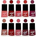 Nail Paint | Glossy &amp; Shine Nail Polish Combo| 6 ml Each) - Set of 10 Multicolor,05439