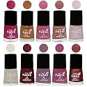Nail Paint | Glossy &amp; Shine Nail Polish Combo| 6 ml Each) - Set of 10 Multicolor,05621