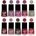 Nail Paint | Glossy &amp; Shine Nail Polish Combo| 6 ml Each) - Set of 10 Multicolor,05771