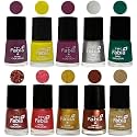 Nail Paint | Glossy &amp; Shine Nail Polish Combo| 6 ml Each) - Set of 10 Multicolor,05951