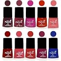 Nail Paint | Glossy &amp; Shine Nail Polish Combo| 6 ml Each) - Set of 10 Multicolor,05380
