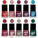 Nail Paint | Glossy &amp; Shine Nail Polish Combo| 6 ml Each) - Set of 10 Multicolor,05293