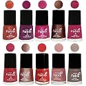Nail Paint | Glossy &amp; Shine Nail Polish Combo| 6 ml Each) - Set of 10 Multicolor,04985