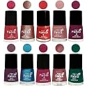 Nail Paint | Glossy &amp; Shine Nail Polish Combo| 6 ml Each) - Set of 10 Multicolor,05218