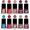 Nail Paint | Glossy &amp; Shine Nail Polish Combo| 6 ml Each) - Set of 10 Multicolor,05229