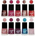 Nail Paint | Glossy &amp; Shine Nail Polish Combo| 6 ml Each) - Set of 10 Multicolor,05119