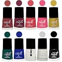 Nail Paint | Glossy &amp; Shine Nail Polish Combo| 6 ml Each) - Set of 10 Multicolor,05573
