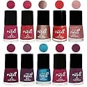 Nail Paint | Glossy &amp; Shine Nail Polish Combo| 6 ml Each) - Set of 10 Multicolor,05175