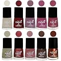 Nail Paint | Glossy &amp; Shine Nail Polish Combo| 6 ml Each) - Set of 10 Multicolor,05753