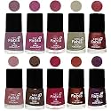 Nail Paint | Glossy &amp; Shine Nail Polish Combo| 6 ml Each) - Set of 10 Multicolor,05782