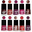 Nail Paint | Glossy &amp; Shine Nail Polish Combo| 6 ml Each) - Set of 10 Multicolor,04965