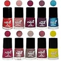 Nail Paint | Glossy &amp; Shine Nail Polish Combo| 6 ml Each) - Set of 10 Multicolor,05290