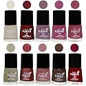 Nail Paint | Glossy &amp; Shine Nail Polish Combo| 6 ml Each) - Set of 10 Multicolor,05741