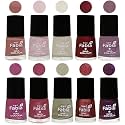 Nail Paint | Glossy &amp; Shine Nail Polish Combo| 6 ml Each) - Set of 10 Multicolor,05700