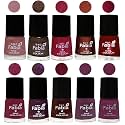 Nail Paint | Glossy &amp; Shine Nail Polish Combo| 6 ml Each) - Set of 10 Multicolor,05866