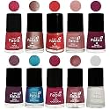 Nail Paint | Glossy &amp; Shine Nail Polish Combo| 6 ml Each) - Set of 10 Multicolor,05227