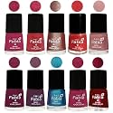Nail Paint | Glossy &amp; Shine Nail Polish Combo| 6 ml Each) - Set of 10 Multicolor,05171
