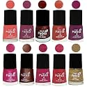 Nail Paint | Glossy &amp; Shine Nail Polish Combo| 6 ml Each) - Set of 10 Multicolor,04885
