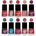 Nail Paint | Glossy &amp; Shine Nail Polish Combo| 6 ml Each) - Set of 10 Multicolor,05220