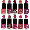 Nail Paint | Glossy &amp; Shine Nail Polish Combo| 6 ml Each) - Set of 10 Multicolor,04854