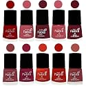 Nail Paint | Glossy &amp; Shine Nail Polish Combo| 6 ml Each) - Set of 10 Multicolor,05519