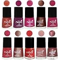 Nail Paint | Glossy &amp; Shine Nail Polish Combo| 6 ml Each) - Set of 10 Multicolor,04987