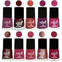 Nail Paint | Glossy &amp; Shine Nail Polish Combo| 6 ml Each) - Set of 10 Multicolor,04914