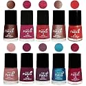Nail Paint | Glossy &amp; Shine Nail Polish Combo| 6 ml Each) - Set of 10 Multicolor,05129