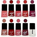 Nail Paint | Glossy &amp; Shine Nail Polish Combo| 6 ml Each) - Set of 10 Multicolor,05451