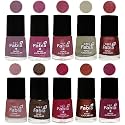 Nail Paint | Glossy &amp; Shine Nail Polish Combo| 6 ml Each) - Set of 10 Multicolor,05781