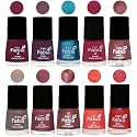 Nail Paint | Glossy &amp; Shine Nail Polish Combo| 6 ml Each) - Set of 10 Multicolor,05366