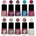 Nail Paint | Glossy &amp; Shine Nail Polish Combo| 6 ml Each) - Set of 10 Multicolor,05338