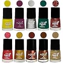 Nail Paint | Glossy &amp; Shine Nail Polish Combo| 6 ml Each) - Set of 10 Multicolor,05956