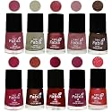 Nail Paint | Glossy &amp; Shine Nail Polish Combo| 6 ml Each) - Set of 10 Multicolor,05825