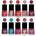 Nail Paint | Glossy &amp; Shine Nail Polish Combo| 6 ml Each) - Set of 10 Multicolor,05202